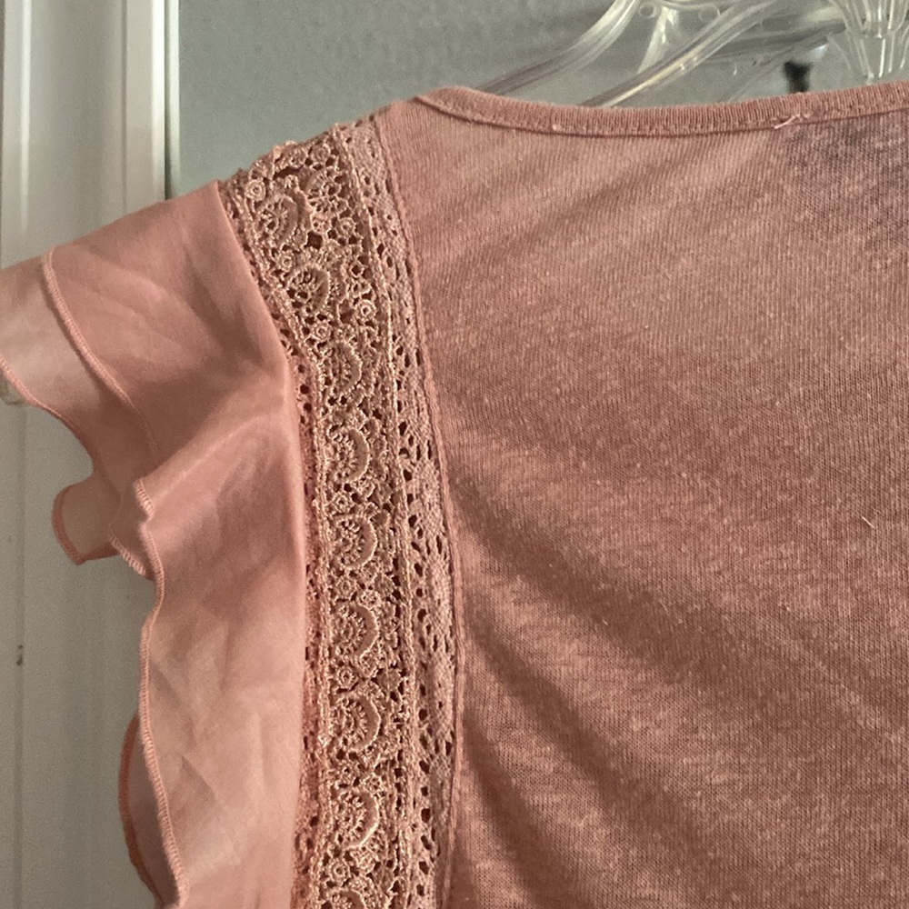 Jessica Simpson Pink Ruffled Blouse - Picture 10 of 10